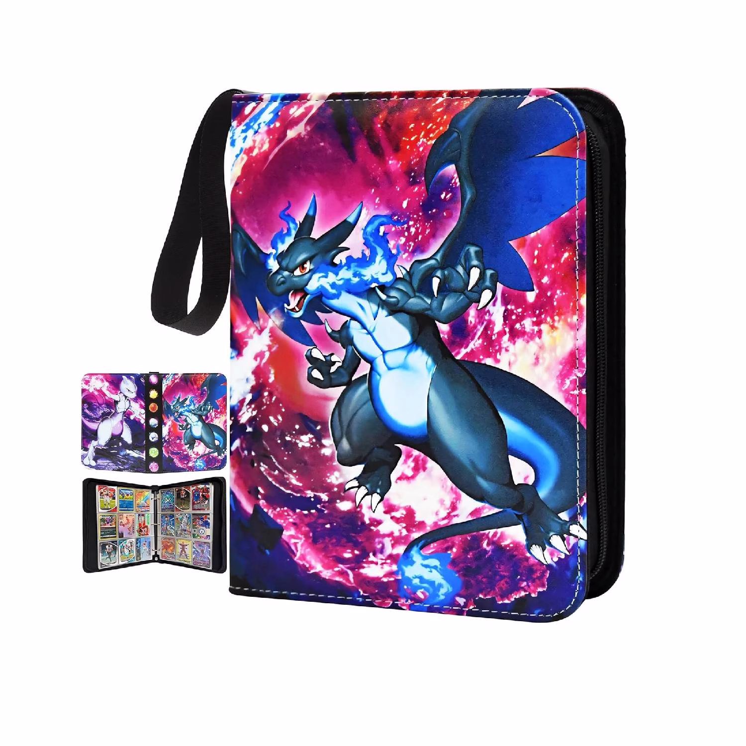 Pokemon Folder 9 Pocket 900 Cartas Mega Charizard Mewtwo