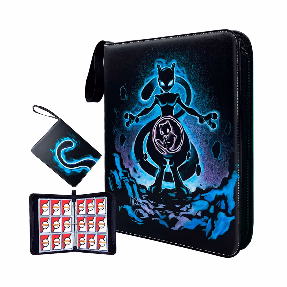 Pokemon Folder 9 Pocket Mewtwo Mew X 720 Cartas