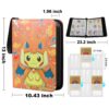 Pokemon Folder 9 Pocket Pikachu Charizard 900 Cartas - Imagen 2