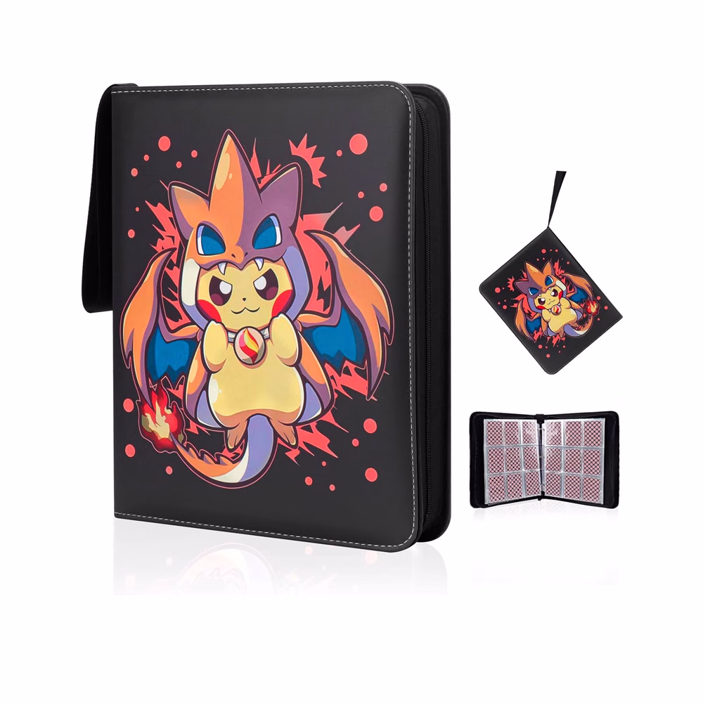 Pokemon Folder 9 Pocket Pikachu Charizard Y 900 Cartas