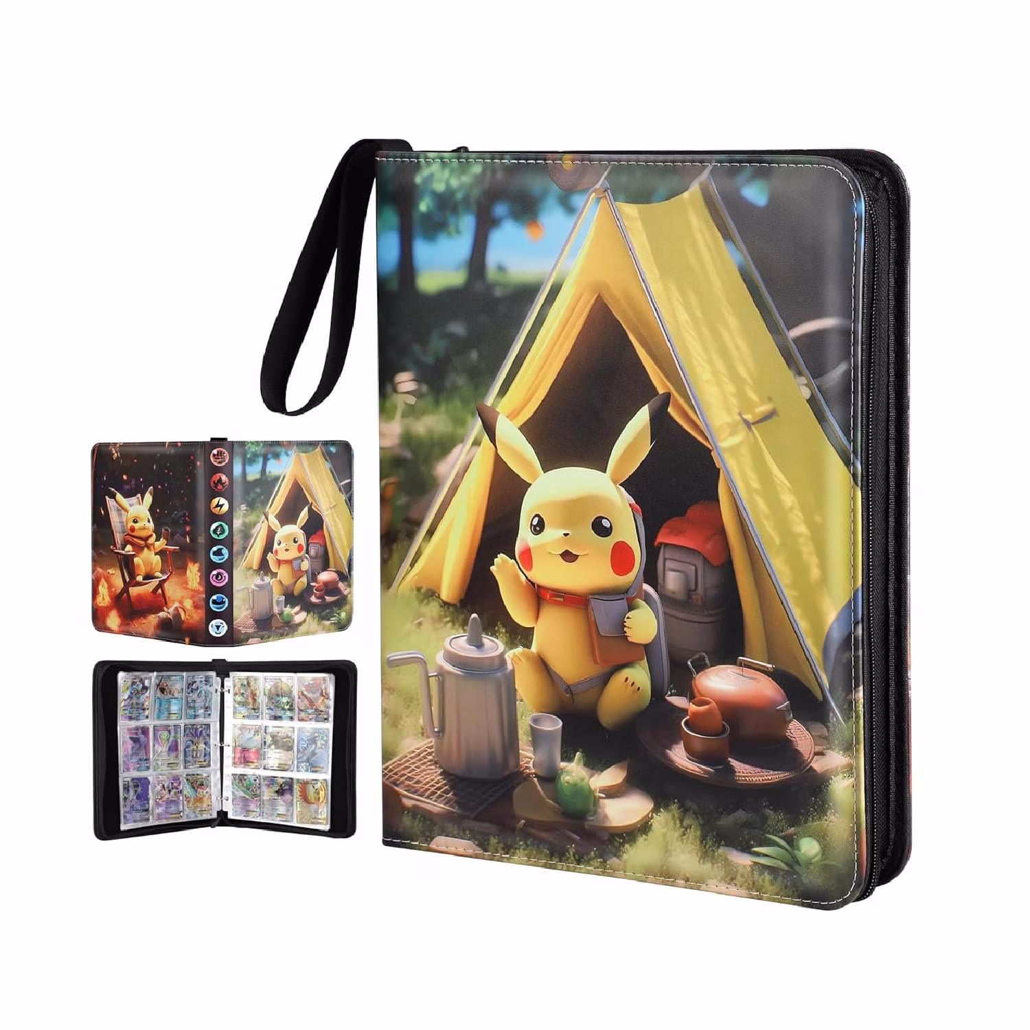 Pokemon Folder 9 Pocket Pikachu X 900 Cartas