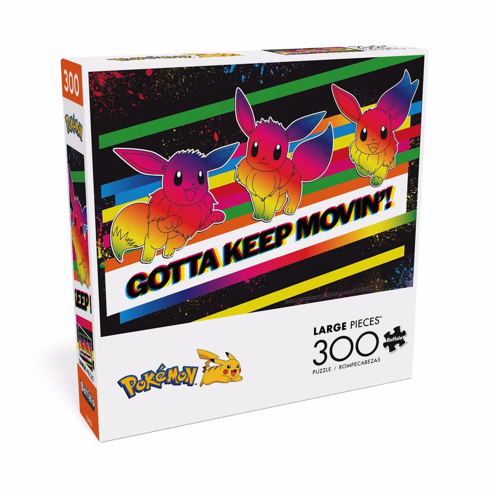 Pokemon Rompecabeza 300 Piezas Eevee Gotta Keep Movin