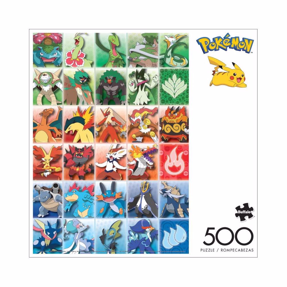 Pokemon Rompecabeza 500 Piezas Evoluciones Finales