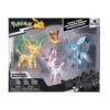Pokemon Set De 4 Figuras Evolucion Eevee Leafeon Sylveon Glaceon - Imagen 2