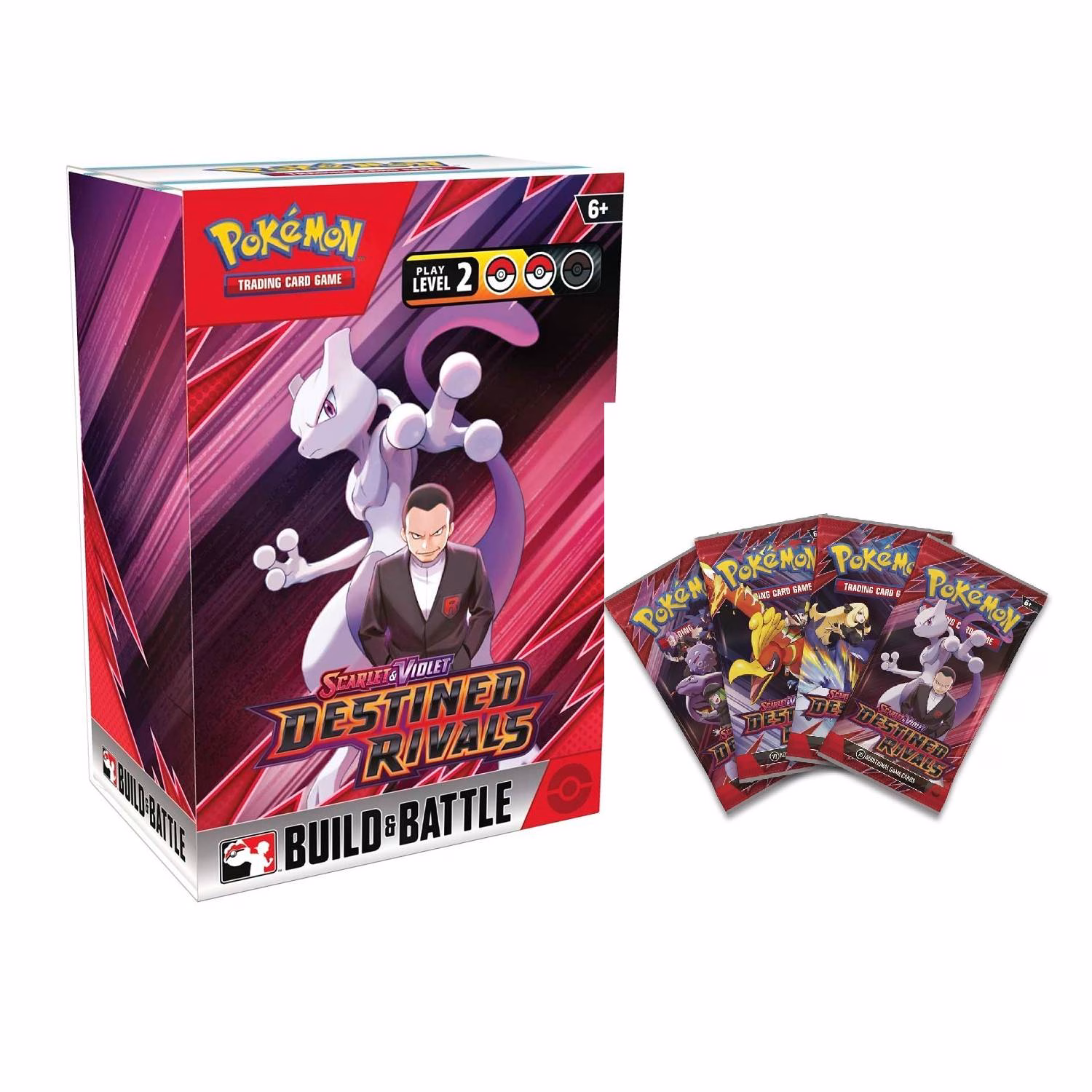Pokemon TCG Destined Rivals Build & Battle Box Ingles
