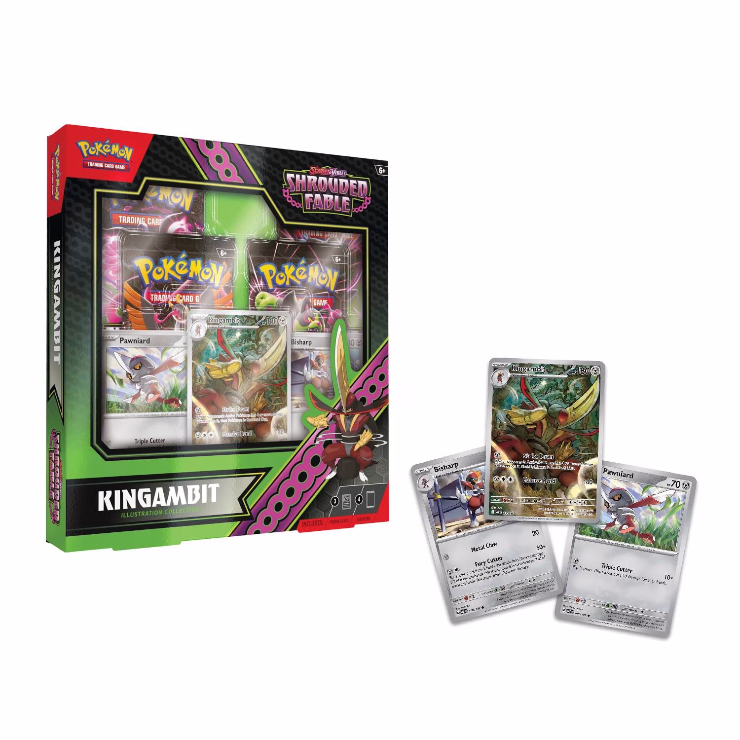 Pokemon TCG Shrouded Fable Kingambit Ingles
