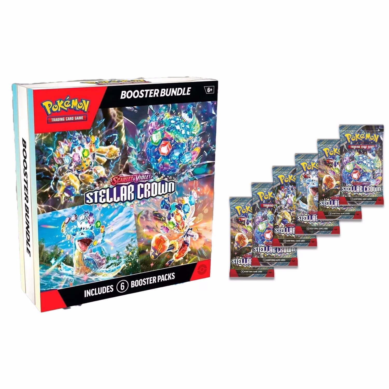 Pokemon TCG Stellar Crown Booster Bundle Ingles