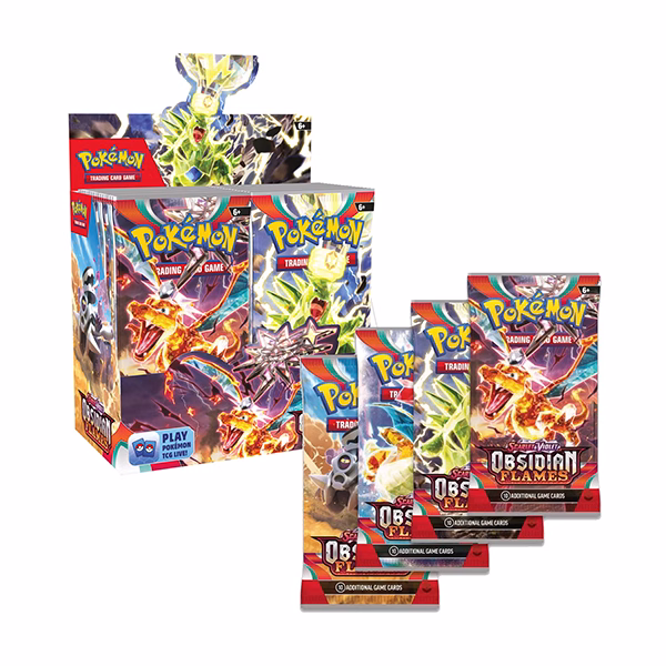 Pokemon Tcg Obsidian Flames Booster Caja en Ingles
