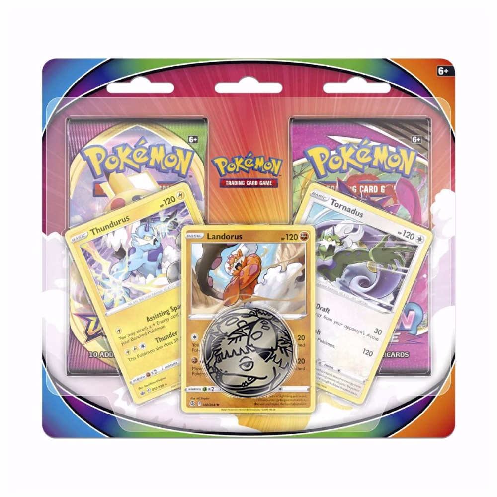 Pokemon Tcg Pack Blister Thundurus - Landorus - Venusaur Coin