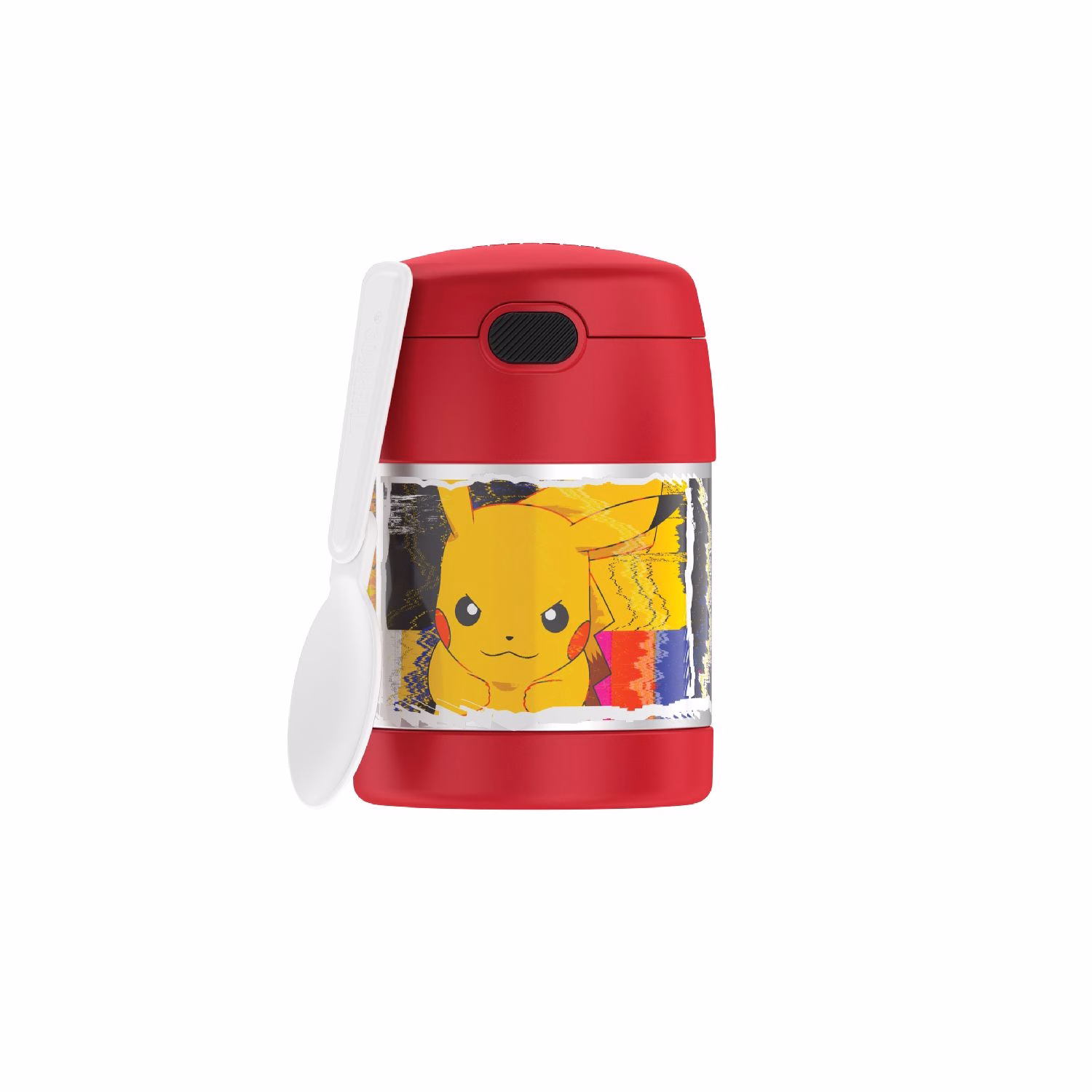 Pokemon Thermos Funtainer Tarro De Comida Color Rojo