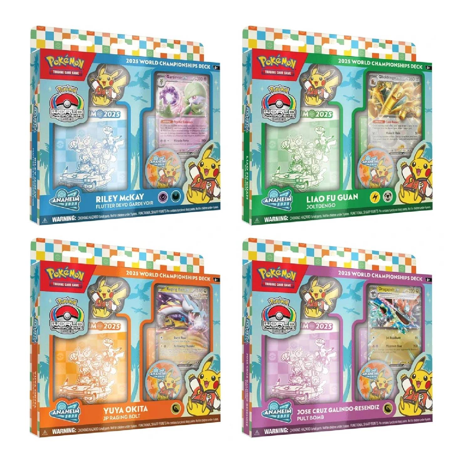 Deck World Championships 2025 Pokemon Ingles 1 Deck World Championships 2025 Pokemon Ingles C/u - Imagen 1