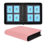 Folder Toploader 4 Pocket Rosa Clara 128 Cartas