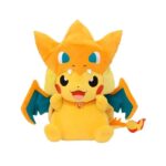 Peluche Pokemon Pikachu Poncho Mega Charizard Y