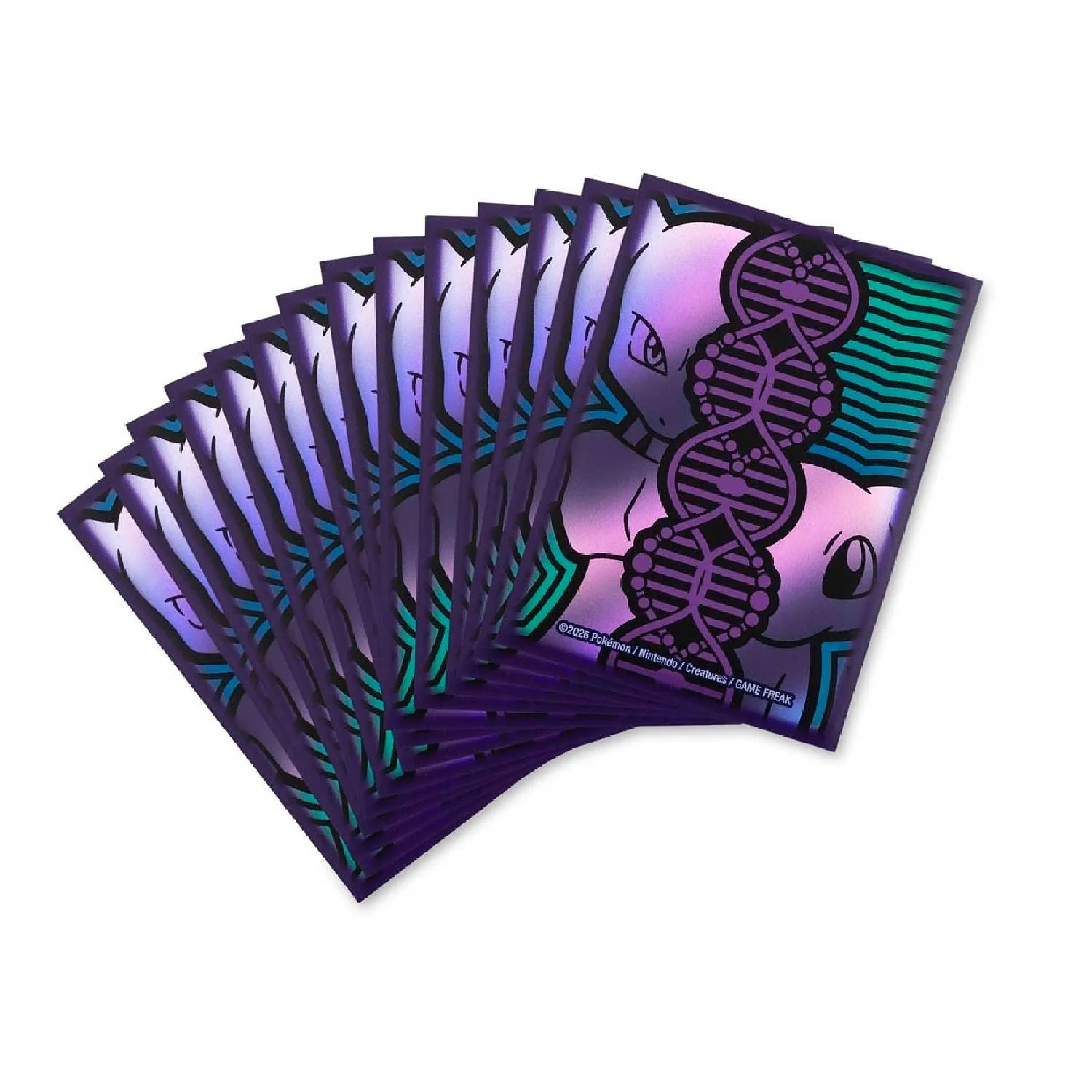 Sleeves Para Cartas Mewtwo y Mew 65 Pack 1 Sleeves Para Cartas Mewtwo y Mew 65 Pack - Imagen 1