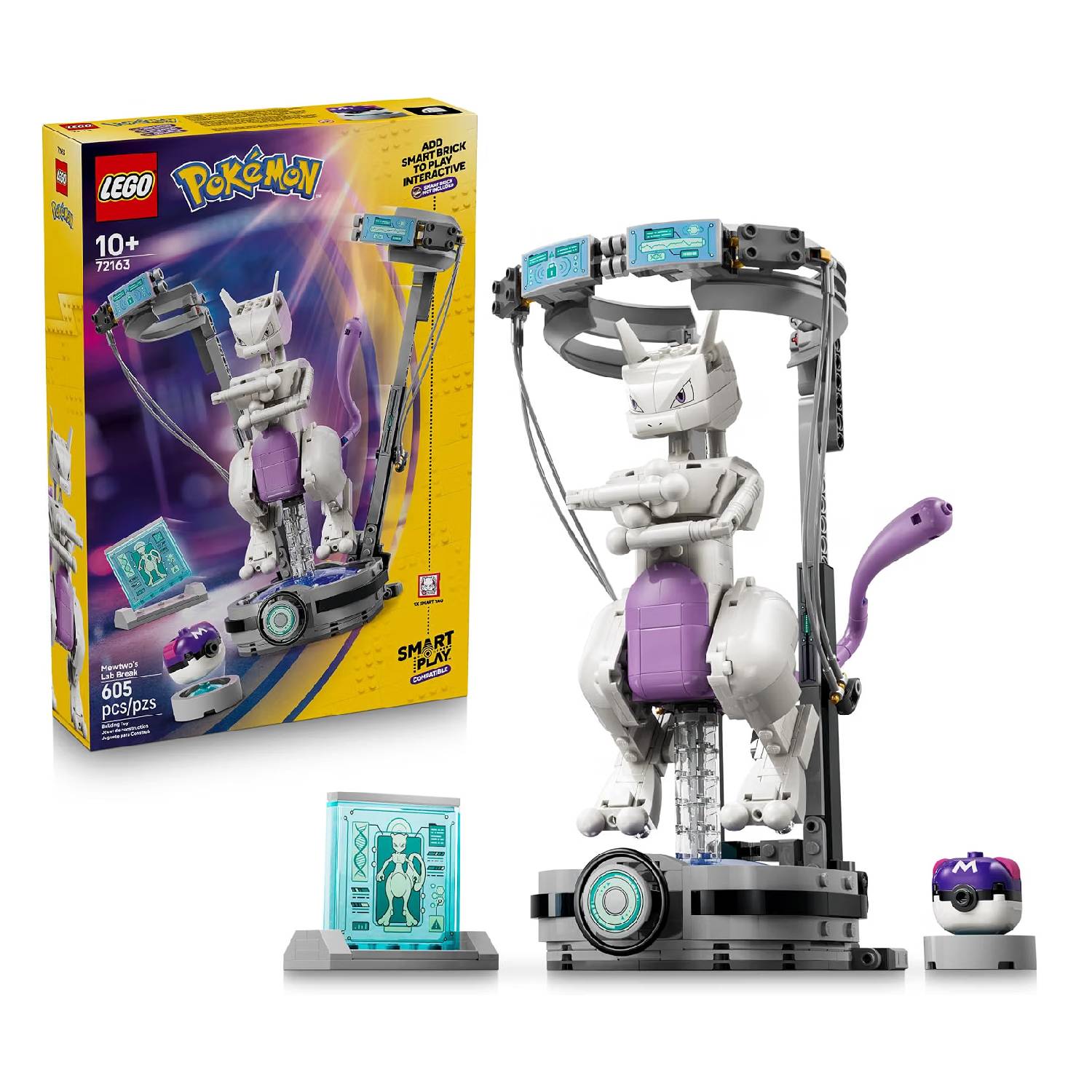 LEGO Pokemon SMART Play Mewtwo’s Lab Break 1 LEGO Pokemon SMART Play Mewtwo’s Lab Break - Imagen 1