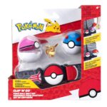 Pokemon Clip N Go Poke Ball Belt Eevee Cinturon