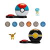 Pokemon Surprise Attack Game Eevee Luxury Ball y Quaxly Lure Ball - Imagen 2