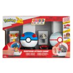 Pokemon Surprise Attack Game Fennekin Great Ball y Pancham Premier Ball