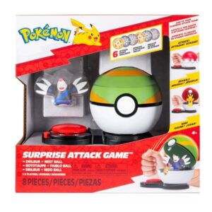 Pokemon Surprise Attack Game Figura Drilbur Nest Ball