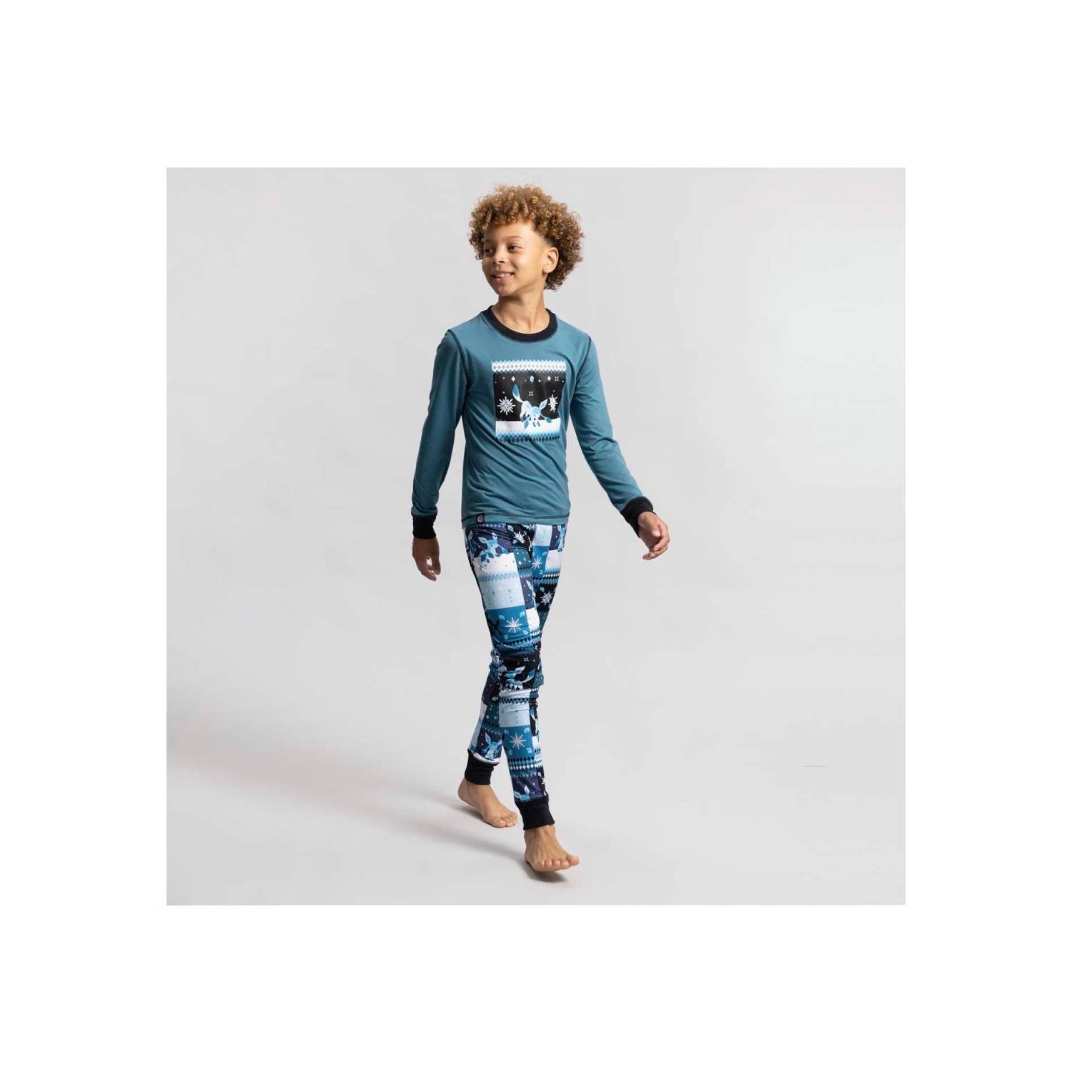 Camiseta De Manga Larga Azul Glaceon Niño - Okami Dex