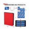 Folder 9 Pocket Red Fuzmo 900 Cartas - Imagen 2