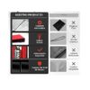Folder 9 Pocket Red Fuzmo 900 Cartas - Imagen 3