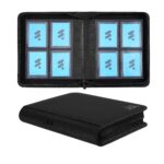 Folder Toploader 4 Pocket Black 128 Cartas